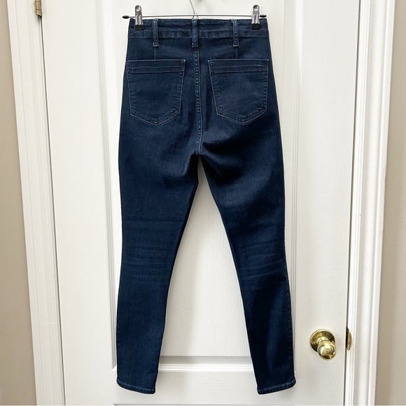 GAP High Rise True Skinny Sailor Ankle Jeans Secret Smoothing Pockets Blue 0/25 - Picture 6 of 16